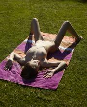 Aya Beshen - Naked In The Garden (22.07.2016)-w6txnbk7bs.jpg