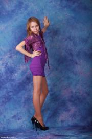 IMX.to / Hanna Purple dress 1